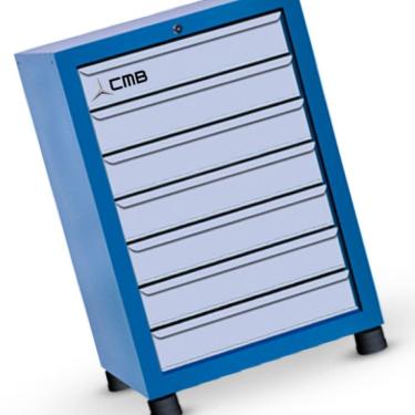 Imagem de Gaveteiro Modular Pequeno Com 7 Gavetas Gav601 Cmb