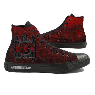 Imagem de Tênis AntiRockstar Slayer Classic Chuck T High Top Unissex - Lightbek 