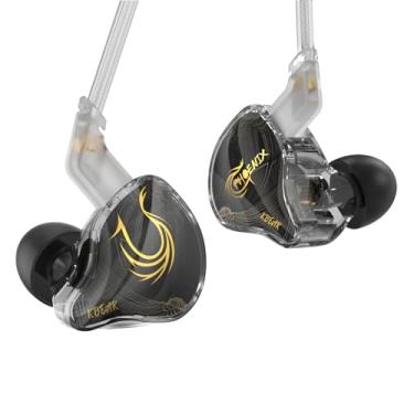 Imagem de keephifi KBEAR Phoenix in Ear Monitores, fones de ouvido com fio 10 mm DD+PET com cancelamento de ruído, fone de ouvido estéreo de uma peça para jogos, fones de ouvido IEM para músico cantor