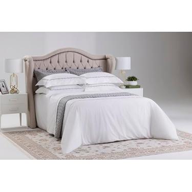 Imagem de JOGO DE LENÇOL DELICAT INFINI PRATA 100% ALGODÃO CETIM 600 FIOS QUEEN 4 PÇS