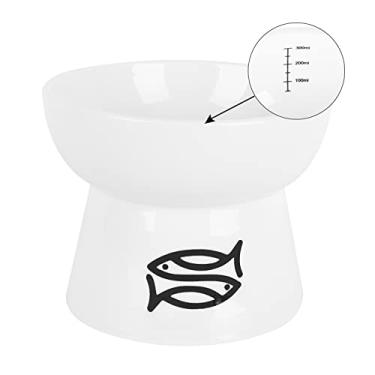 Imagem de Vencer Tigelas de alimentação lenta para gatos/cães pequenos, tigela de comida/água para gatos (alta capacidade) Prato elevado para cães e gatos, tigelas para animais de estimação para gatos ou cães