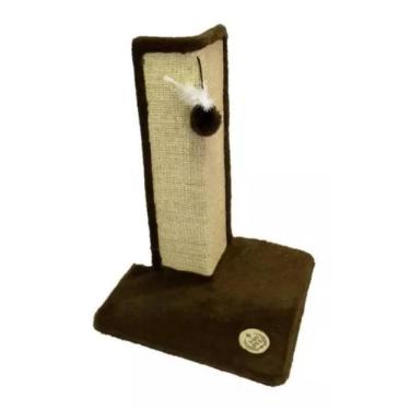 Imagem de Arranhador Protetor Canto De Moveis Cama Sofá Marrom