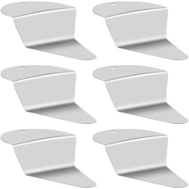 Imagem de XYDHQS 6 peças de espátula de fatia, ferramenta de espátula de sobremesa para bolo, espátula de servidor de torta e cortador de bolo, conjunto de aço inoxidável, acessórios para assar tortas