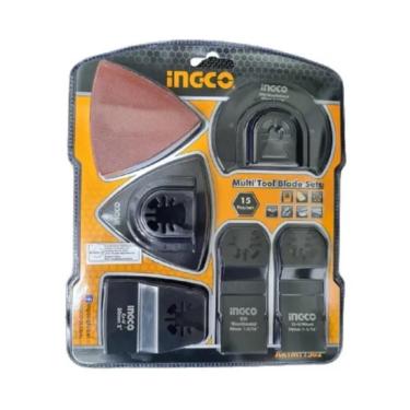 Imagem de Kit Ferramentas Oscilantes Multifunção Ingco - 15 Peças