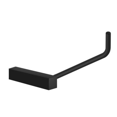 Imagem de Porta Papel Higiênico Preto Fosco Troia Grego Metal