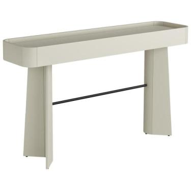 Imagem de Aparador Para Sala De Estar Orgânico Industrial Alef I03 Luna Preto - 