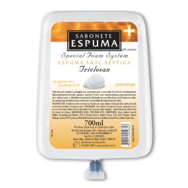 Imagem de Sabonete Espuma Asséptico Triclosan com 700ml Premisse