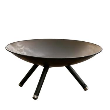 Imagem de Lareira Externa A Lenha Grande Portátil Em Aço Rústica Decoração(LAREIRA 55CM)