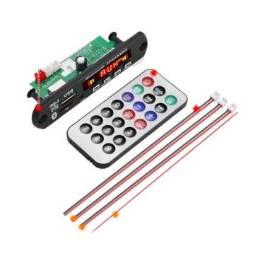 Imagem de Amplificador Bluetooth 5.0 60W/50W - Placa Decodificadora MP3/WAV com 