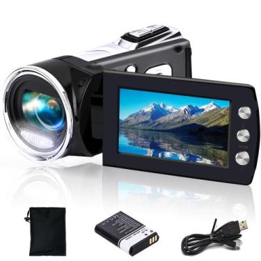 Imagem de Câmera de vídeo Rawiemy Kids 1080P 36MP com tela LCD de 2,8"