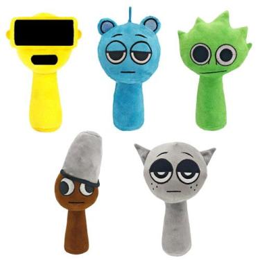 Imagem de Brinquedo de pelúcia DGZEOLOO Sprunki, desenho animado fofo de 10 pole