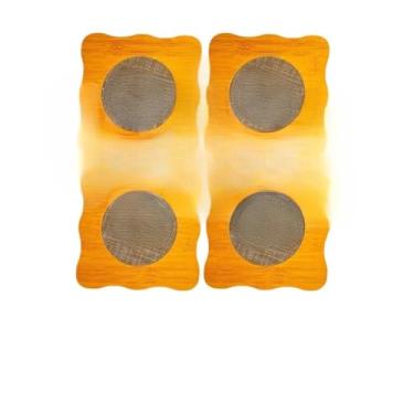 Imagem de Descanso de Panela 16,5cm - Apoio Resistente para Proteção de Mesas de Cozinha(KIT 4 OCTOGONAL)