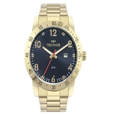 Imagem de Relógio Technos Masculino Militar Dourado - 2115Nar/1A