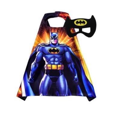 Imagem de Máscara De Fantasia Marvel Disney Frozen Homem-Aranha Batman Com Capa 