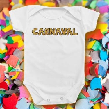 Imagem de Body Bebê Para Carnaval Fantasia Menino Dourado Menina Festa - Borizin