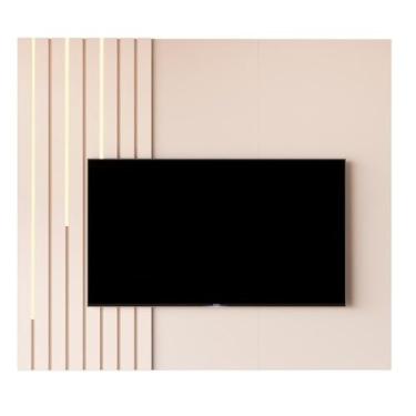 Imagem de Painel Suspenso Boto 1.4 com Led Sala p/Tv até 58" Off White