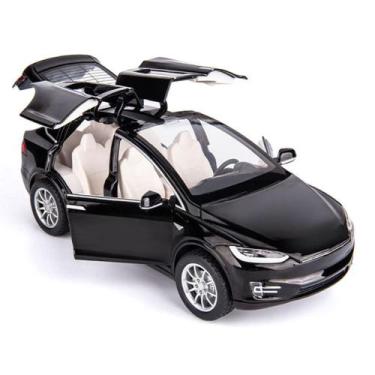 Imagem de Modelo de carro: liga MOOKEENONE+ABS+borracha, escala 1/24, Tesla Mode