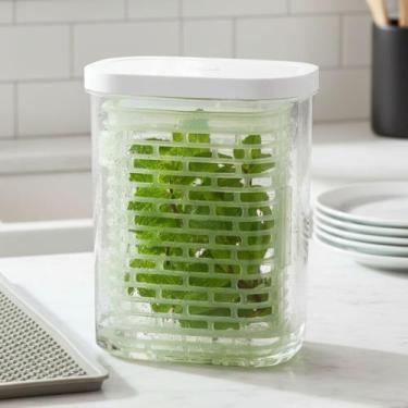 Imagem de Pote Hermético Conservador de Ervas OXO Greensaver 1,8L para Geladeira