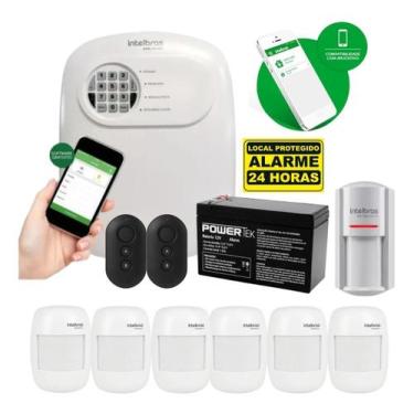 Imagem de Kit Alarme Intelbras 6 Sensores Presença Interno E 1 Externo