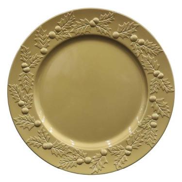Imagem de Sousplat Natalino 33cm - Niazitex, Ouro