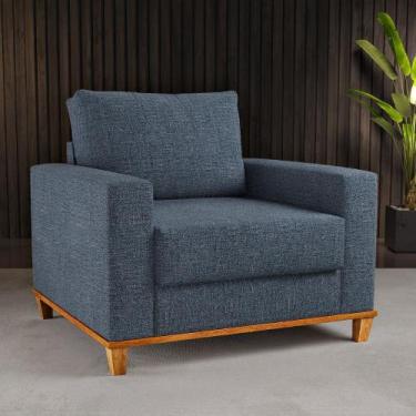 Imagem de Poltrona Living 82cm Linhão Viana Viero, Linhao Safira