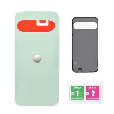 Imagem de Substituição da tampa de vidro da porta da bateria do painel traseiro para Google Pixel 9 (verde inverno)
