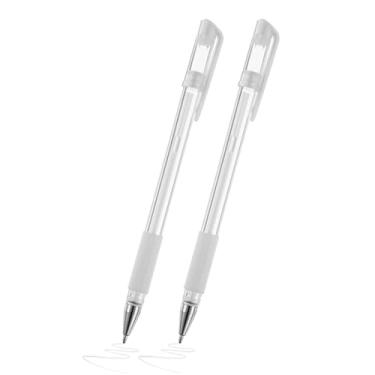 Imagem de Kit Canetas Gel Branca para Delinear e Designer de Sobrancelhas, Maquiagem Longa Duração, Delineador Lábios E Branc (White-2Unidades)