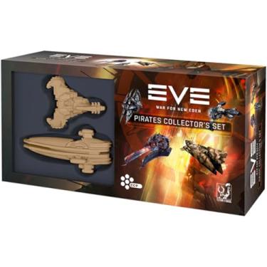 Imagem de Rebel Studio EVE: War for New Eden Board Game Pirates Collector's Box - Miniaturas premium de navio em grande escala da The Pirate Faction, 10 modelos detalhados, idades acima de 14, 2-4 jogadores, 90