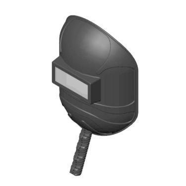 Imagem de Mascara De Solda De Mao Visor Epi Segurança Escudo Proteçao