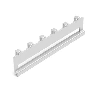 Imagem de Slatbox Pacote com 5 adaptadores de grade – Adaptador de grade para caixas de armazenamento Slatwall, adaptadores Slatbin, organizador de parede de grade para garagem, oficinas e lojas de varejo