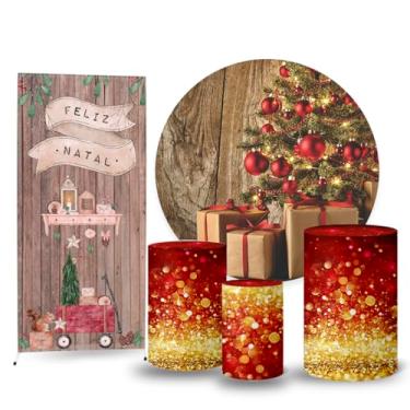 Imagem de Trio Capas Cilindro + Painel Redondo + Lateral Natal (K2NAT0028)