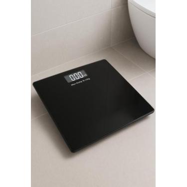 Imagem de Balança Digital Vidro Preta Supermedy Até 180kg