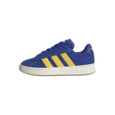 Imagem de adidas Grand Court Alpha Tênis masculino, Azul semi lúcido/amarelo utilitário/branco, 44