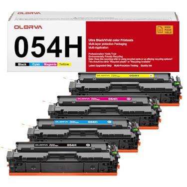 Imagem de 054H Toner Cartridge Set 4 Pack 054 054H Toner | Works with Canon MF642Cdw Toner Cartridges, Color imageCLASS MF644Cdw, MF641Cdw, MF644Cdw, LBP622Cdw Laser Printer