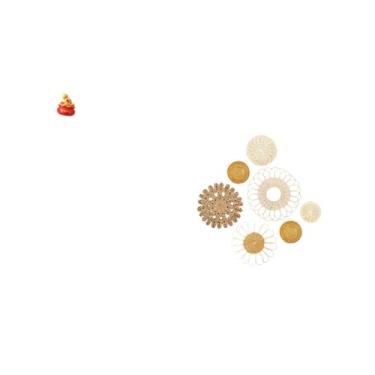 Imagem de Fenteer Estatueta de Cornucópia para Bacia Do Do Festival, Ornamento de Arte Artesanal E Enfeites Decorativos de Vime para Pendurar Na Pare