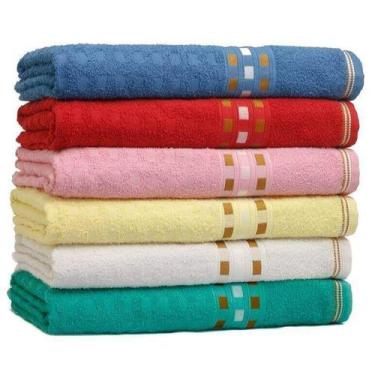 Imagem de Kit 4 Toalhas de Banhão Gigante Elena 100% Algodão Felpuda - Princesa 