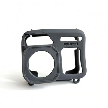 Imagem de BTG Capa protetora de silicone para acessórios de câmera Insta360 Ace Pro 2 (cinza)