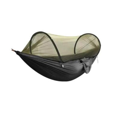 Imagem de Rede de Acampamento 3 em 1 com Mosquiteiro - Abertura Rápida e Anti-Mo