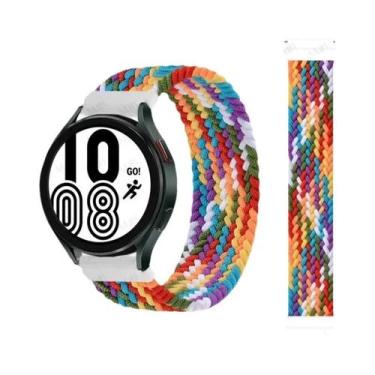 Imagem de Pulseira Trançada Solo Loop Para Samsung Galaxy Watch 40mm 42mm 44mm 4