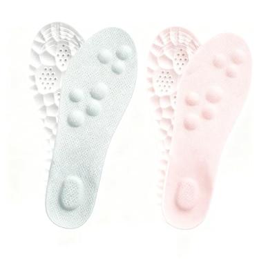 Imagem de Cloud-Like Comfort Soles for Men Soft Memory Foam Cushioning Insoles Trim to Fit Steppers Insoles for Women with Arch Support for Foot Pain Relief Fatigue (Men 17/Women 16)