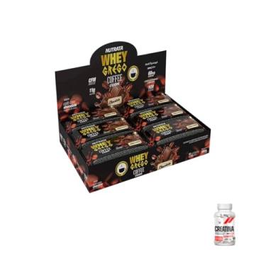 Imagem de Kit Whey Grego Bar Coffee Chocolate + Creatina Cápsulas 120caps Health Labs