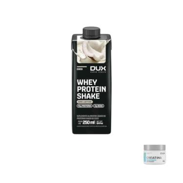 Imagem de Kit Whey Protein Shake 250ml Coco Edge + Creatina Monohidratada DUX 100g