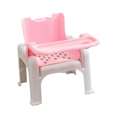 Imagem de Esquirla Cadeira de lavar cabelo infantil, assento de jantar, poltrona reclinável dobrável, assento de salão, cadeira de banho ajustável, banco de lavagem de, Rosa