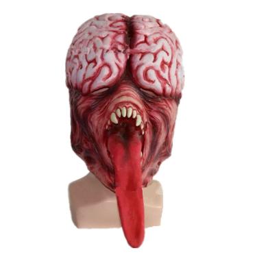 Imagem de Mask Latex Headgear Licker Resident Evil Cosplay Party