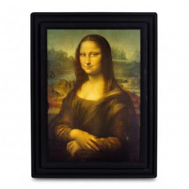 Imagem de Luminária Quadro Mona Lisa, LED Bivolt, 54x41,5x5,5cm, Polietileno, com Cabo de Força e Interruptor