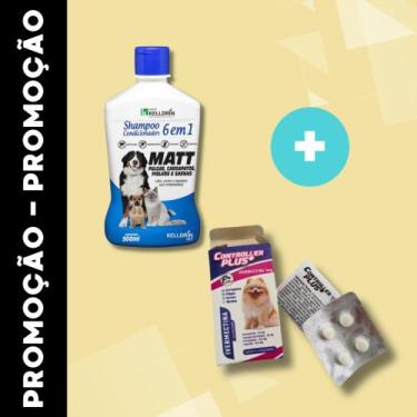 Imagem de Kit de Tratamento - Shampoo Matt 6x1 + 4 Comp Antipulgas e Carrapatos 