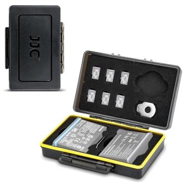 Imagem de Capa com bateria de 360 x 5, suporte para cartão TF para 2 baterias Insta 360 X5/X4/X3 e 6 cartões MicroSD, caixa organizadora protetora de baterias de câmera de ação resistentes à água com