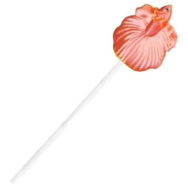 Imagem de Ｂｅｓｇａ Varinha de Treinamento para Peixes Betta, Leve e, Ideal para Aquários e Decoração de Aquário, Pôr Do Sol Dourado