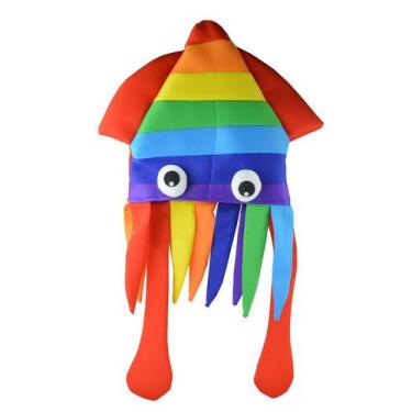 Imagem de Chapéu de cosplay Colorfuls Octopus Costume Headwear para adultos/cria