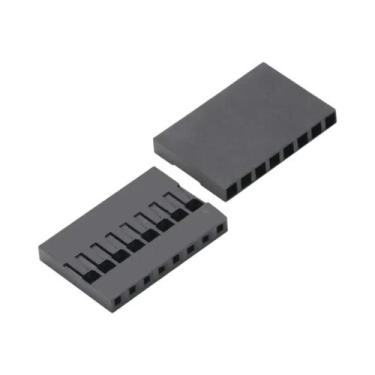 Imagem de Conector De Plástico Dupont Com Passo De 2,54mm, Carcaça De Pino Fêmea